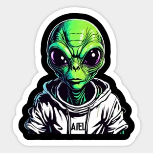 Resident Alien  Art Sticker